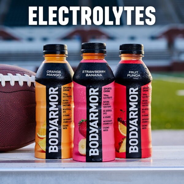 41b70b41-0322-413d-b78f-106dcf53e071.2cbcda9527290b717bf3b8c1d993c774-1.jpeg BODYARMOR Orange Mango Electrolyte Sports Drink Bottles, 12 fl oz, 8 pack