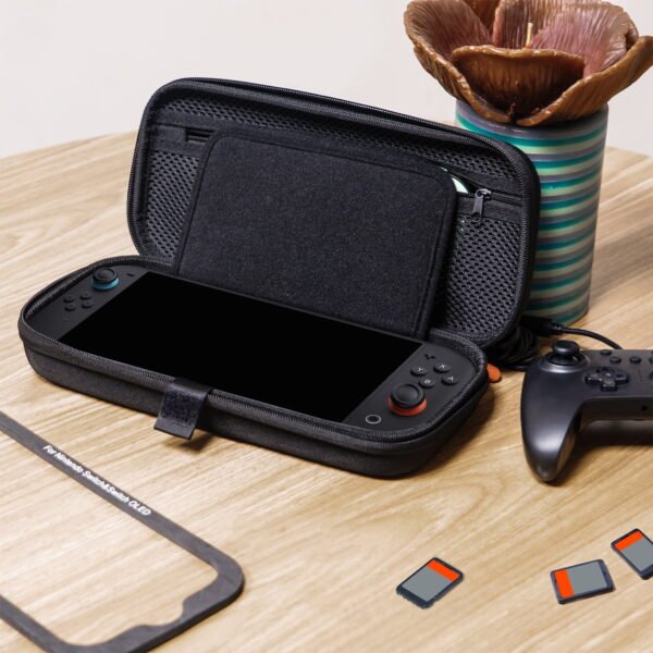 onn Hardshell Carrying Case Compatible with Nintendo Switch 2, Black