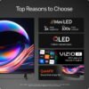 VIZIO 55" Mini LED Quantum 4K QLED HDR Smart TV (New) VQM55C-10