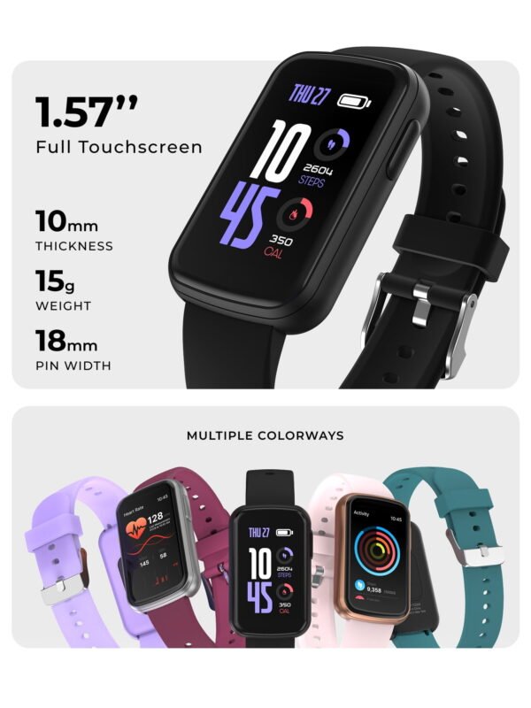 4d2c67cf-b663-4b5c-ae1f-99ba3067308d.9bf4425eede18b80aff83f2a5a2a5ac6.jpeg iTech Active 4 Unisex Adult Smartwatch Fitness Tracker, Black, Silicone Strap