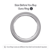 Oura Ring 4, Silver, Size 9, Smart Wearable, Sleep, Fitness & Heart Rate Tracker, 8-Day Battery (Size Before You Buy)