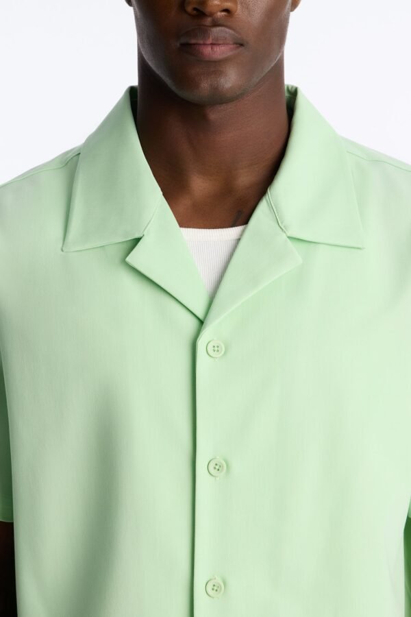 Laguna Boxy Cropped Button Up Shirt