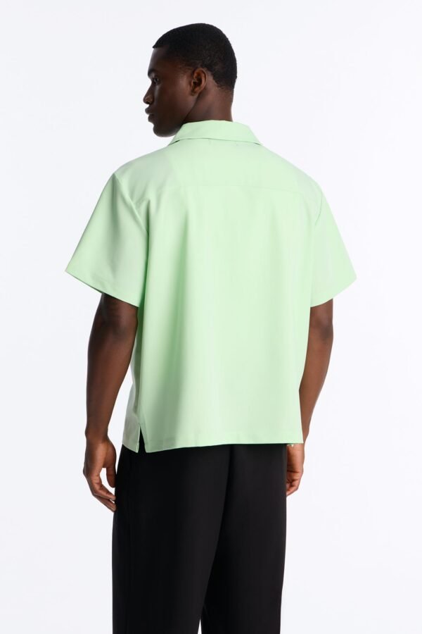 Laguna Boxy Cropped Button Up Shirt
