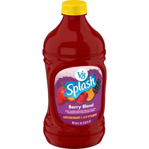 5754ac4a-345d-4efc-adac-47d8d73e8c15.e1b1af800dd2b647502697969394942e.jpeg V8 Splash Berry Blend Flavored Beverage, 64 fl oz Bottle