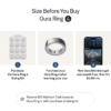 Oura Ring 4, Silver, Size 9, Smart Wearable, Sleep, Fitness & Heart Rate Tracker, 8-Day Battery (Size Before You Buy)