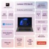 Lenovo V15 G6 ARP 15.6" FHD (1920x1080) IPS 300 nits Anti-glare Laptop, AMD Ryzen 5 150, 8GB RAM, 256GB SSD, Windows 11 Home, Business Black