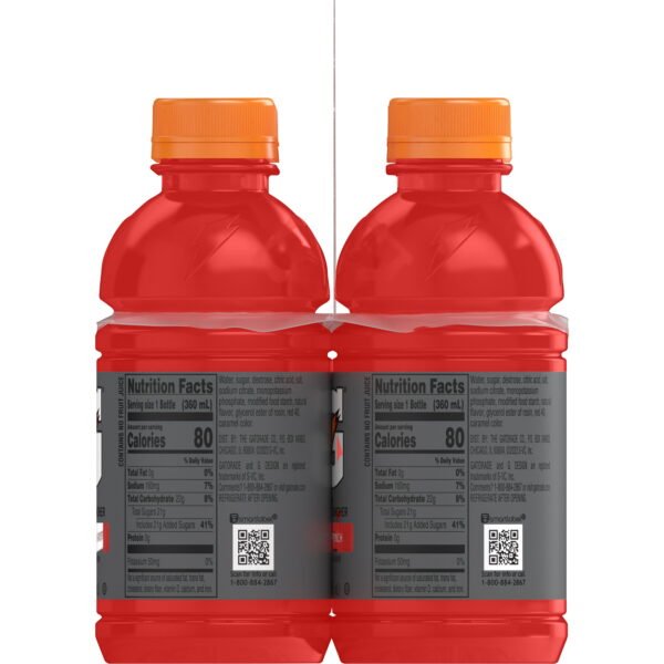 Gatorade Thirst Quencher Electrolyte Sports Drink, Fruit Punch, 12 fl oz, 12 Count Bottles​