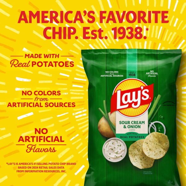 67718b44-4ad9-4bc2-ac38-0b5a99b4c693.bcfa6cefb3f9e6aafd7c28e3684aea20-1.jpeg Lay's Sour Cream & Onion Flavored Potato Chips, Party Size, 12.5 oz Bag
