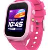iTech Jr. 4 Kids Girls' Smartwatch with Camera, Audiobooks, and Games – Pink Case with Pink Strap