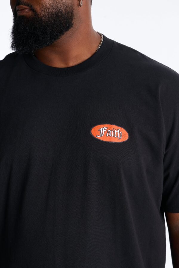 Faith Even In Death Oversized Short Sleeve Tee