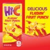 Hi-C Flashin' Fruit Punch Juice Drink Cartons, 6 fl oz, 8 Pack