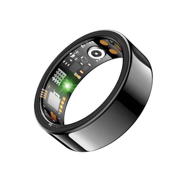 LIVEUP Smart Ring, Sleep & Heart Rate Tracking, Blood Oxygen Monitoring, Waterproof, Size 9, 1 Count