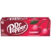 Dr Pepper Cherry Soda Pop, 12 fl oz, 12 Pack Cans