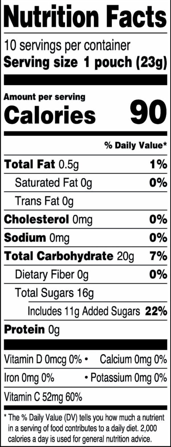 7e6dc132-2d44-4760-82dc-f4e4880c7e87.6b030fbc956fd8980a9fceb22aaf4461.jpeg Fruit Smiles Snack, Original Flavor, 10 Count
