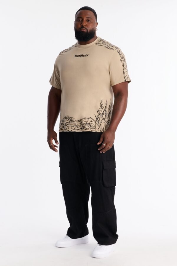 Ruthless Embroidered Heavy Weight Oversized Short Sleeve Tee