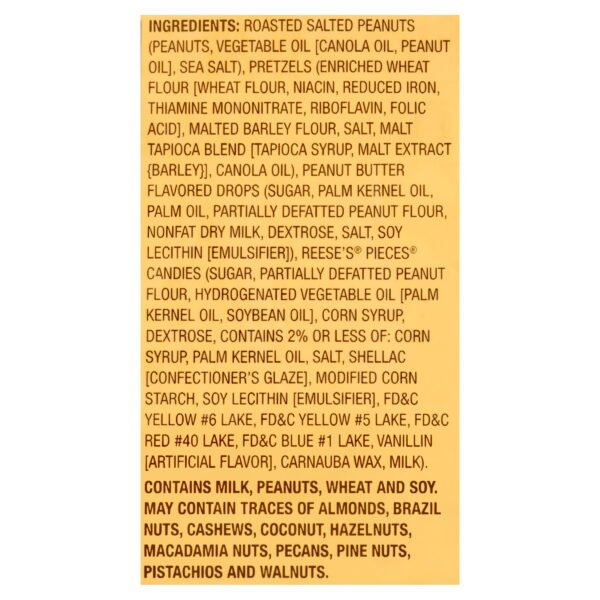 8250c0bd-94b4-4488-bd42-df616f59d2c7.4af1c4e8203460598e2c2c626283be3c.jpeg Peanut Butter Flavored Trail Mix Made with Reese's Pieces, 26 oz