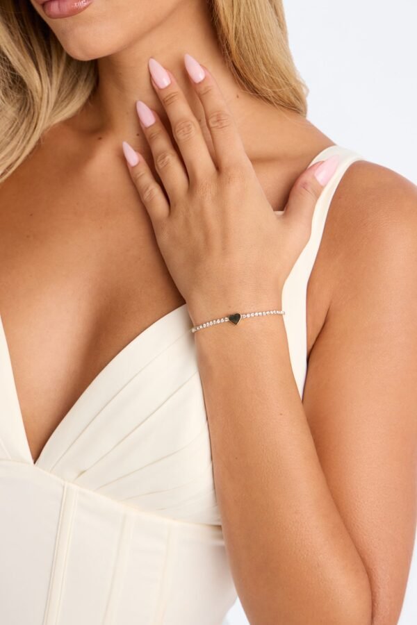 Cubic Zirconia Love You Bracelet