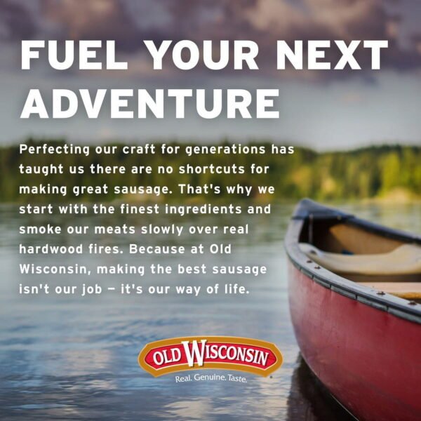 Old Wisconsin Beef Snack Sticks, 7 oz, Fully cooked and Smoked Snack Sticks