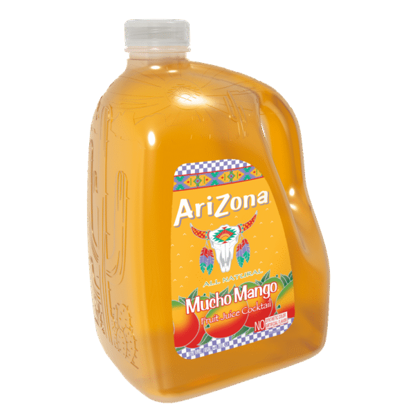 951a9449-d5e2-45cc-8303-331c4d9fd083.312462355e75c59f635c80d30b946f2e.png AriZona Mucho Mango Juice Cocktail - 128 fl oz Gallon