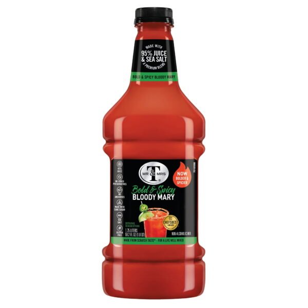 Mr & Mrs T Bold & Spicy Bloody Mary Mix, 1.75 L, Bottle