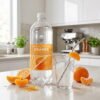 (12 pack) Clear American Mandarin Orange Flavored Sparkling Water, 33.8 fl oz Bottle