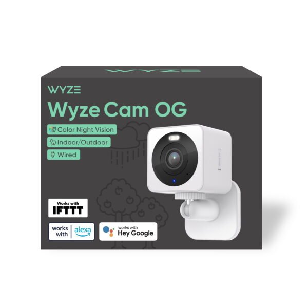 Wyze Cam OG 1080p Indoor and Outdoor Security Camera - Color Night Vision, Spotlight
