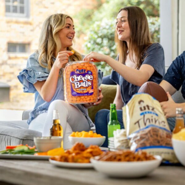 Utz Cheese Balls, 23 oz Barrel