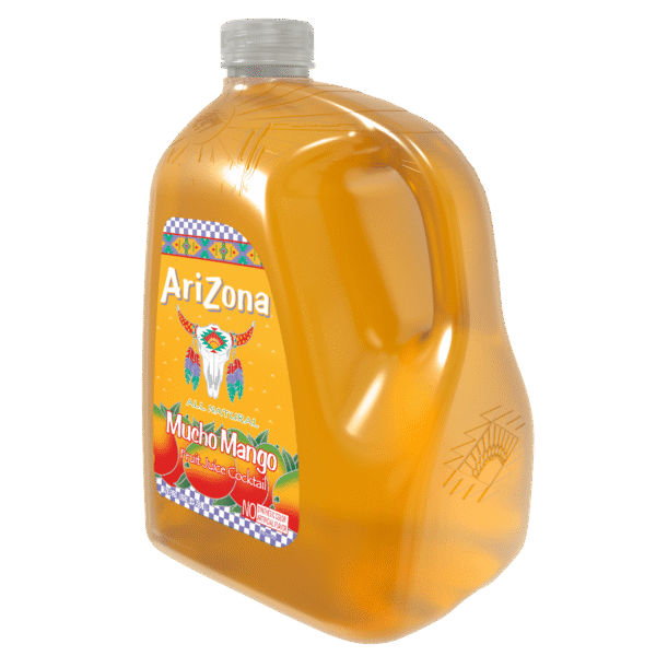 979587af-d45d-4556-95af-fd15d9ea3d73.9b8178c6082d1dad3cb9bb461b35427d.png AriZona Mucho Mango Juice Cocktail - 128 fl oz Gallon