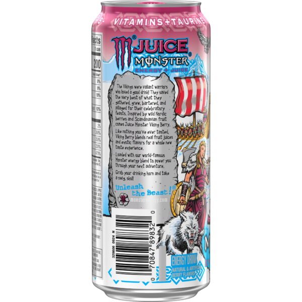 Juice Monster Viking Berry Energy Drink 16oz Can