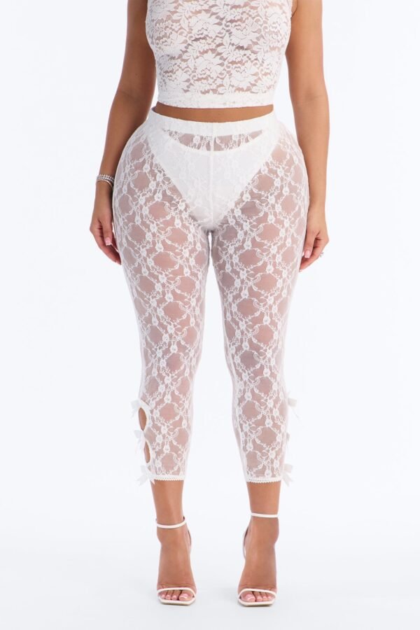 Seraphina Lace Bow Trim Legging