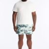 Tropical Palms Swim Trunk 4″