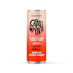 Caliwater Blood Orange Cactus Water, 12 fl oz Single Liquid Can