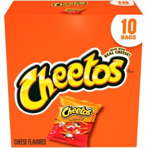 Cheetos Crunchy Cheese Flavored Snacks, 1 oz 10 Count
