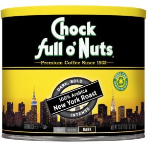 Chock-Full-o-Nuts-100-Arabica-New-York-Roast-Ground-Coffee-Dark-Roast-23-Oz-Can_801b1e71-fae6-40f5-bcb9-84cc2c3a1d9a.3b4e9ff11490ca864feadf486054fb54.jpeg Chock full o'Nuts® New York Roast Dark Roast Ground Coffee Can 23 oz