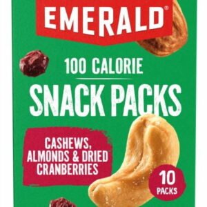 Emerald-Nuts-Cashews-Almonds-with-Dried-Cranberries-100-Calorie-Packs-10-Ct_941dbd9f-41cf-43dc-bcd7-b47951968ea8.5686efd69b94cb8e8c54c8dd24237e14.jpeg Emerald Nuts, Cashews & Almonds with Dried Cranberries, 100 Calorie Packs, 10 Ct, 6.9 oz