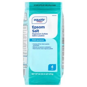 Equate Epsom Salt, Magnesium Sulfate, 64 oz (4lb), Unscented
