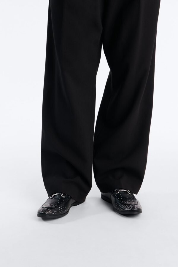 What I Said Studded Buckle Strap Detail Loafer