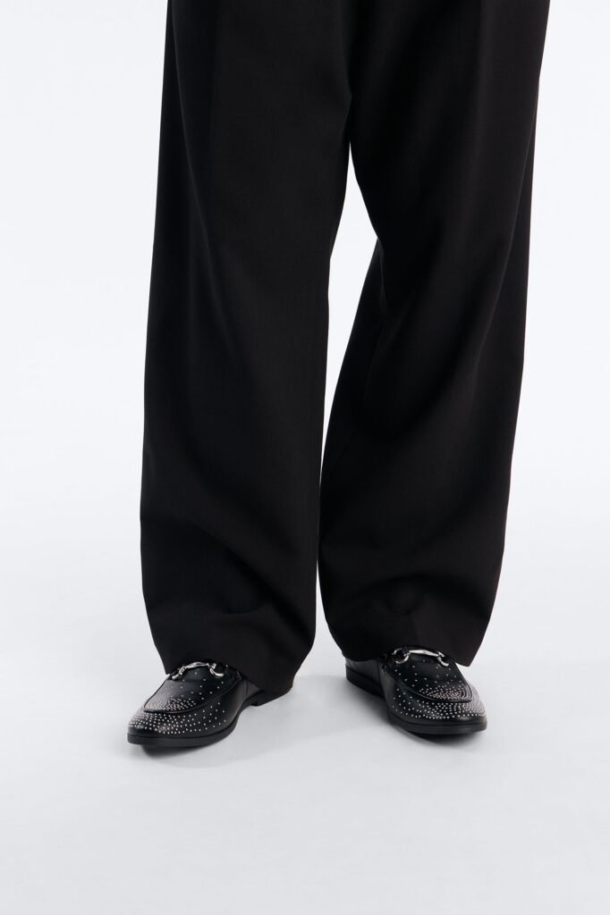 What I Said Studded Buckle Strap Detail Loafer