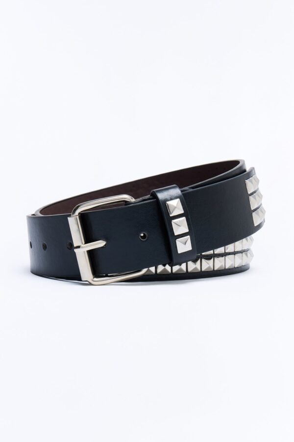 Viktor Studded Faux Leather Belt