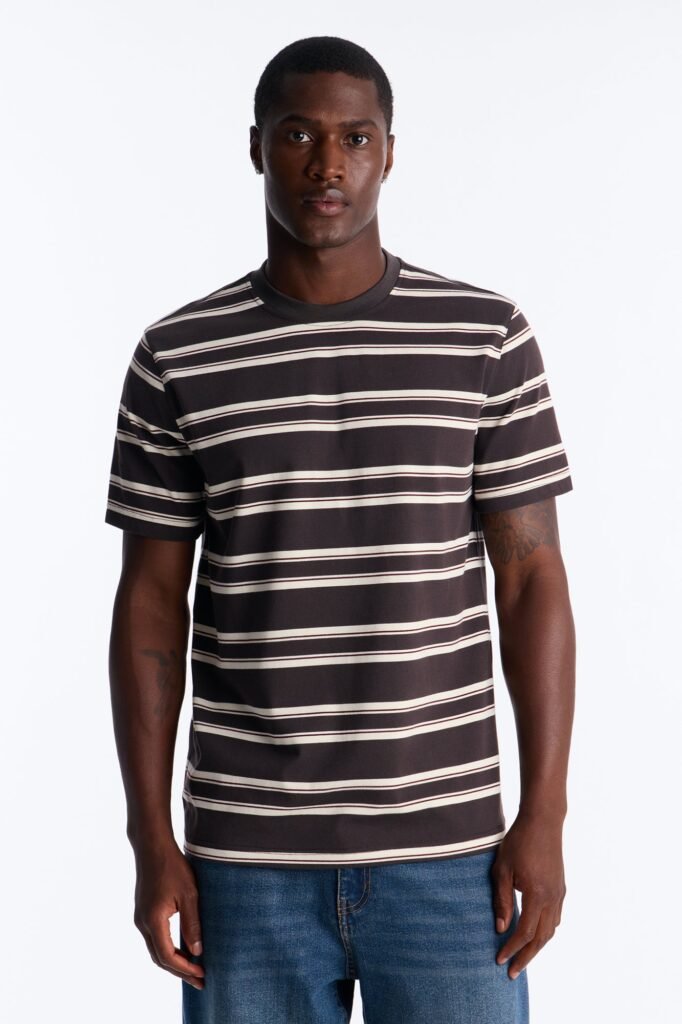 Casey Stripe Crewneck Tee