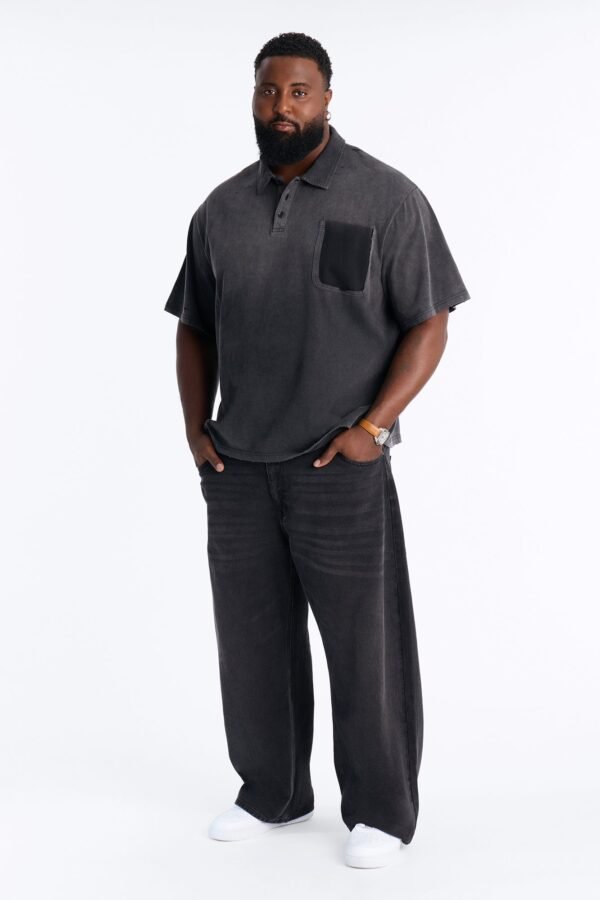 Inverse Pocket Wash Destructed Polo