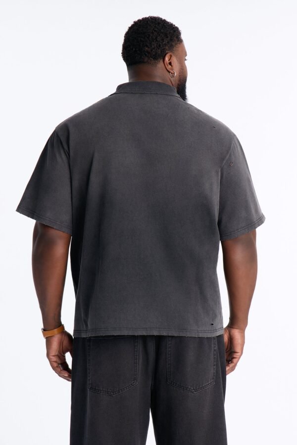 Inverse Pocket Wash Destructed Polo