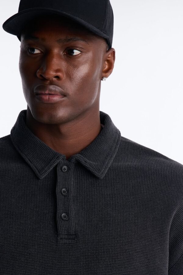 Classic Waffle Textured Polo