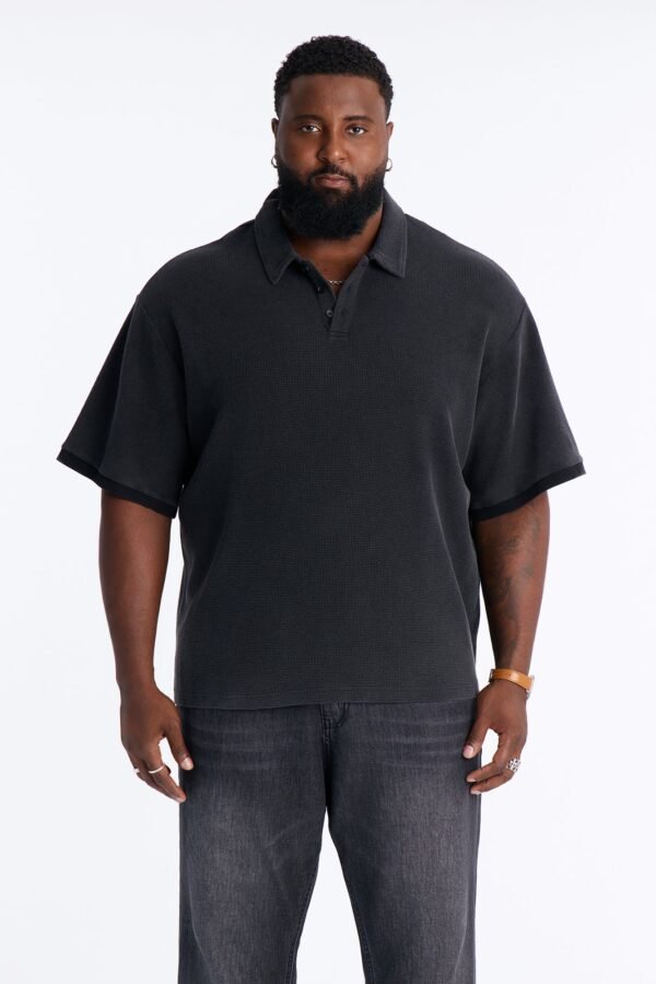 Classic Waffle Textured Polo