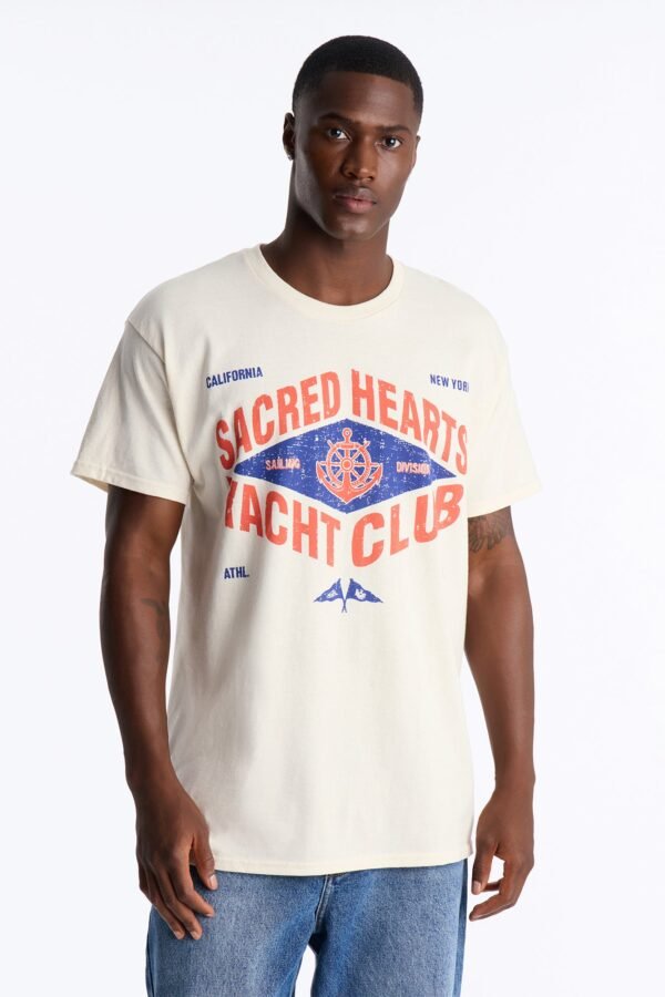 Sacred Hearts Yacht Club Oversized Short Sleeve Tee