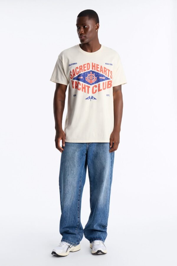 Sacred Hearts Yacht Club Oversized Short Sleeve Tee