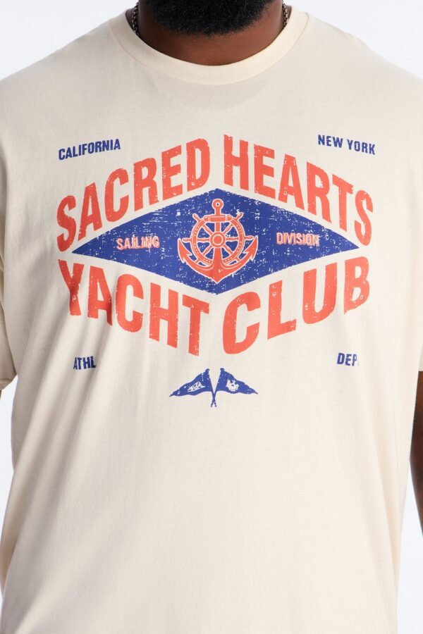 Sacred Hearts Yacht Club Oversized Short Sleeve Tee
