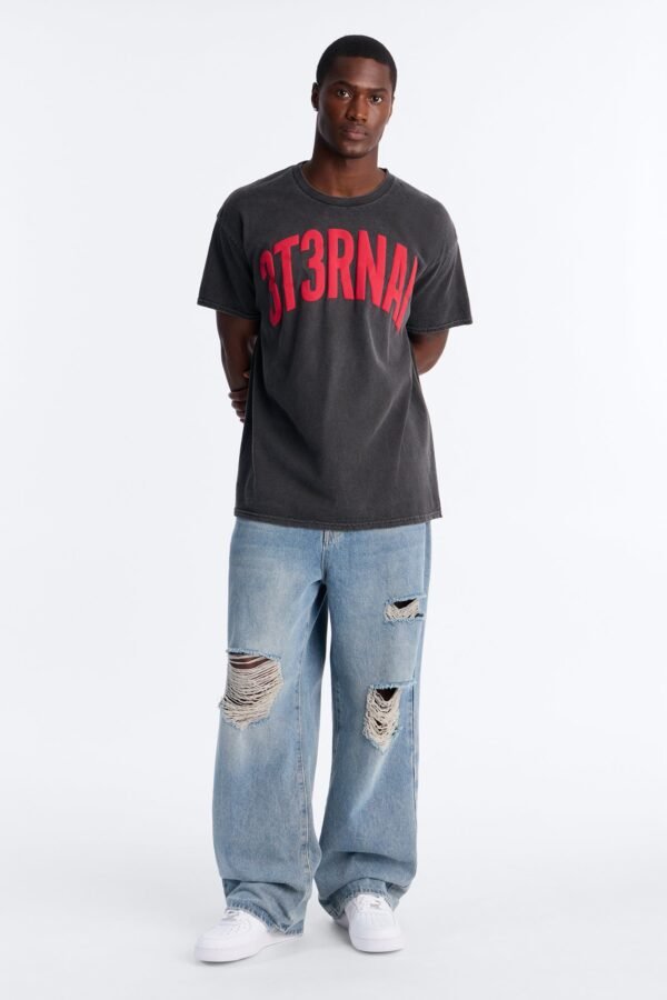 Eternal Life Vintage Oversized Short Sleeve Tee