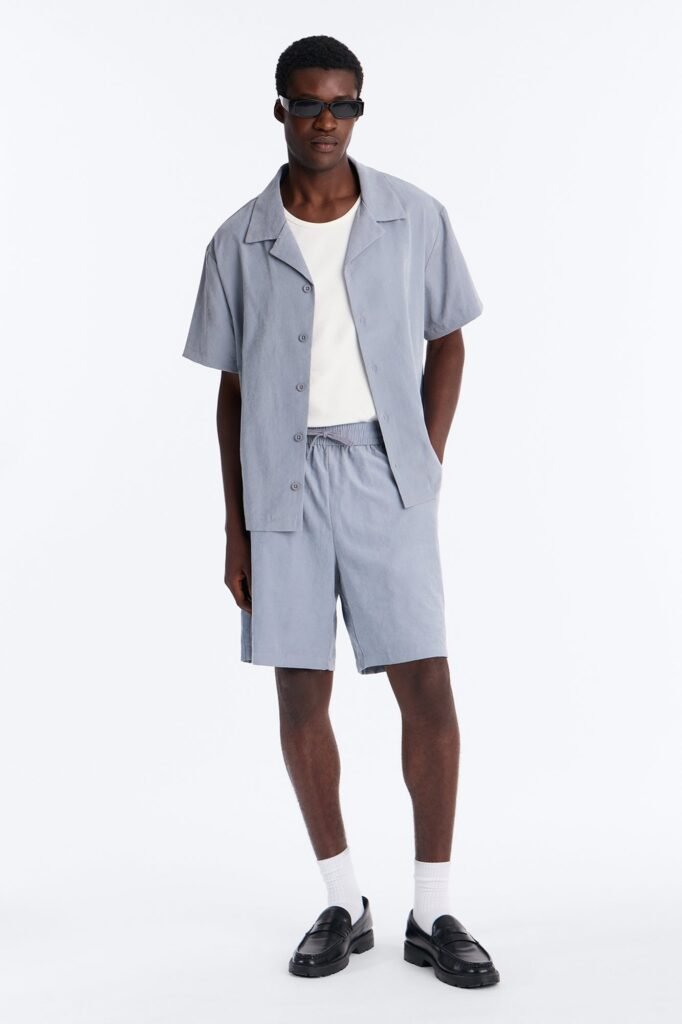 Neo Faux Suede Relaxed Trouser Short