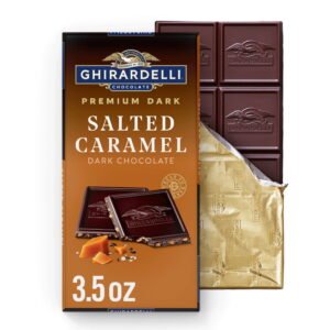 GHIRARDELLI-PREMIUM-DARK-Salted-Caramel-Dark-Chocolate-Bar-3-5-oz-Bar_af3535b3-eaaf-4162-b650-592938b48bc6.779e2f2a5d39cae2efc5974b5891b546.jpeg GHIRARDELLI PREMIUM DARK Salted Caramel Dark Chocolate Bar, 3.5 oz Bar